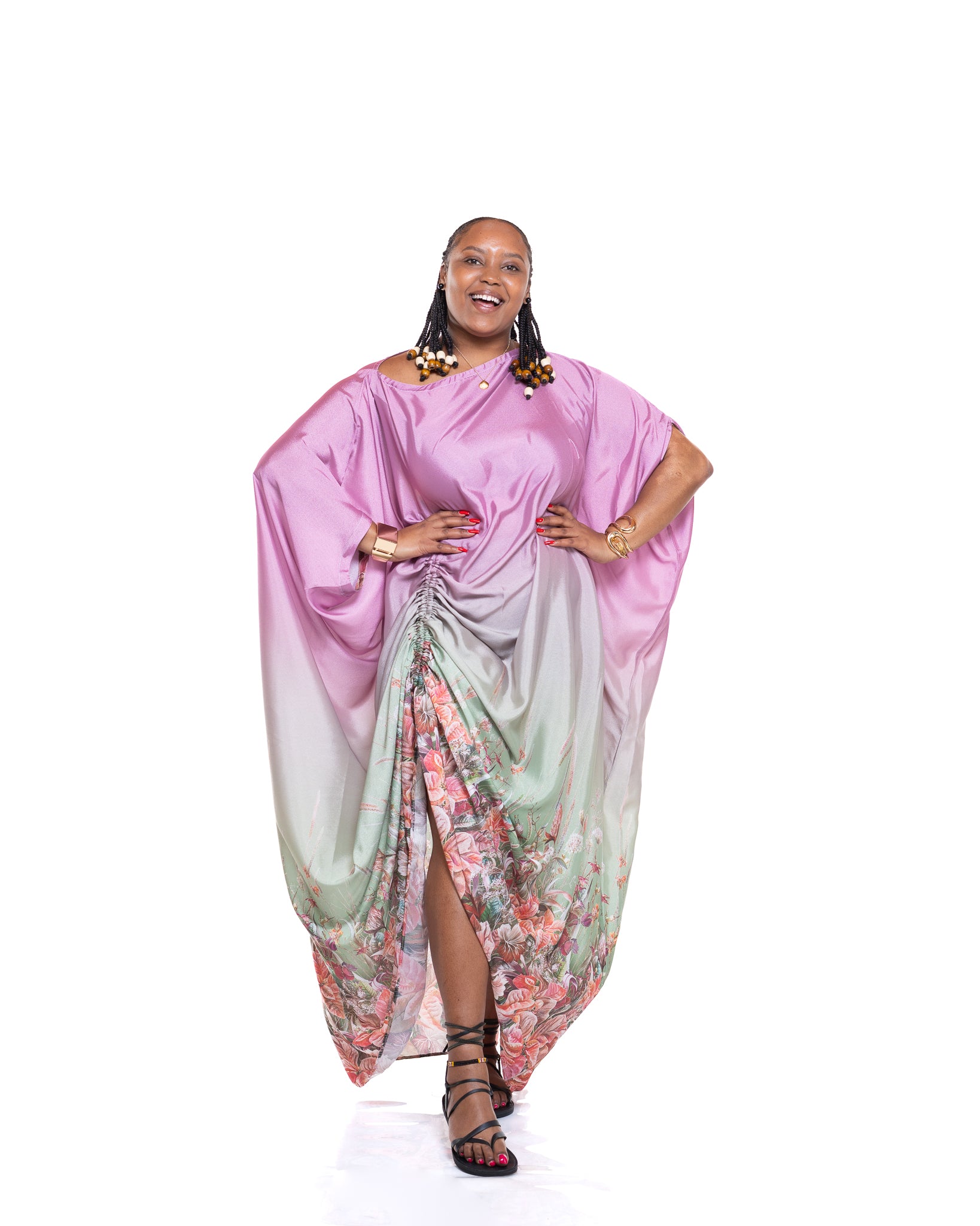 Petal Veil Kaftan